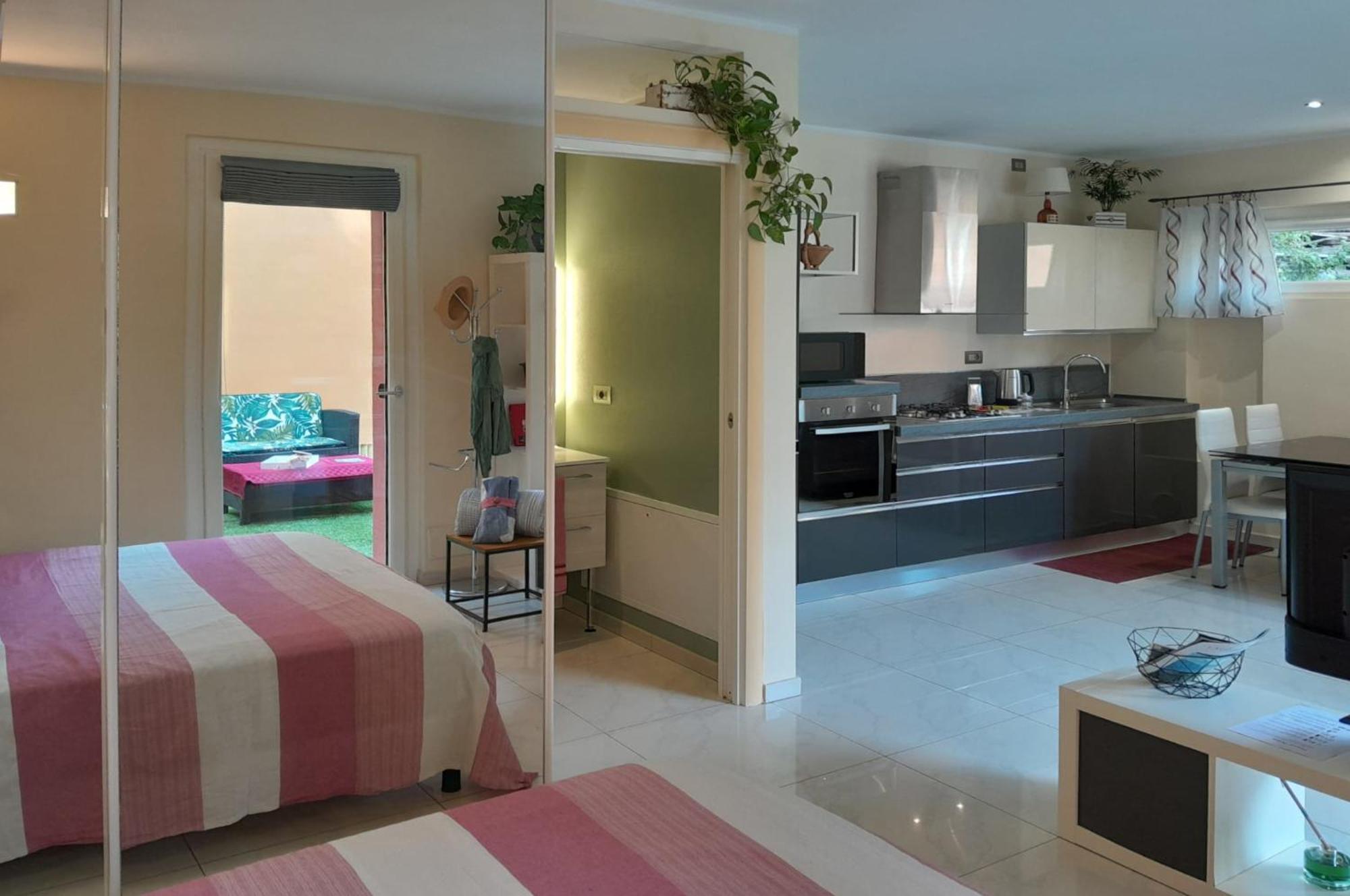 Ferienwohnung La Casina Laglio Exterior foto